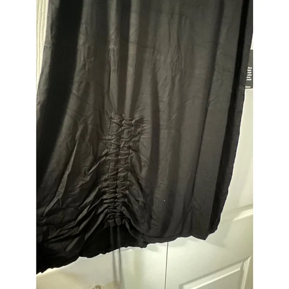 Women's Michael Lauren Black Sleeveless Dress w drawstrings front Size M NWT - Picture 4 of 10